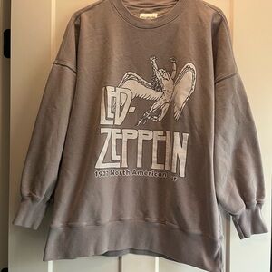 Abercrombie & Fitch Gray Led Zeppelin Sweatshirt